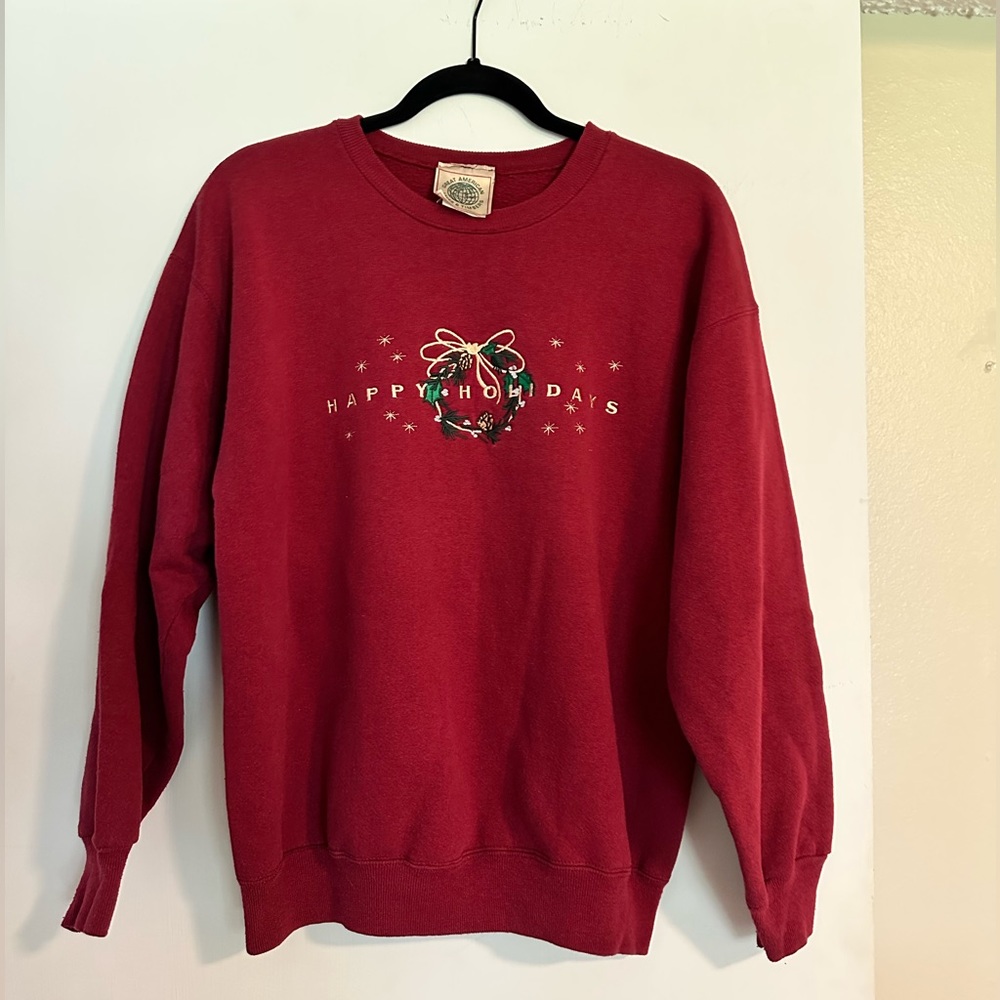 Holiday crewneck